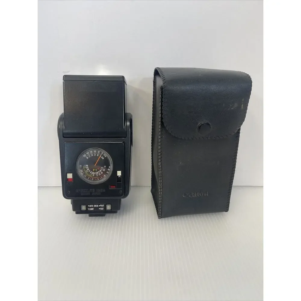 Canon Speedlite 199A Shoe Mount Flash for Canon W/ Case For Parts